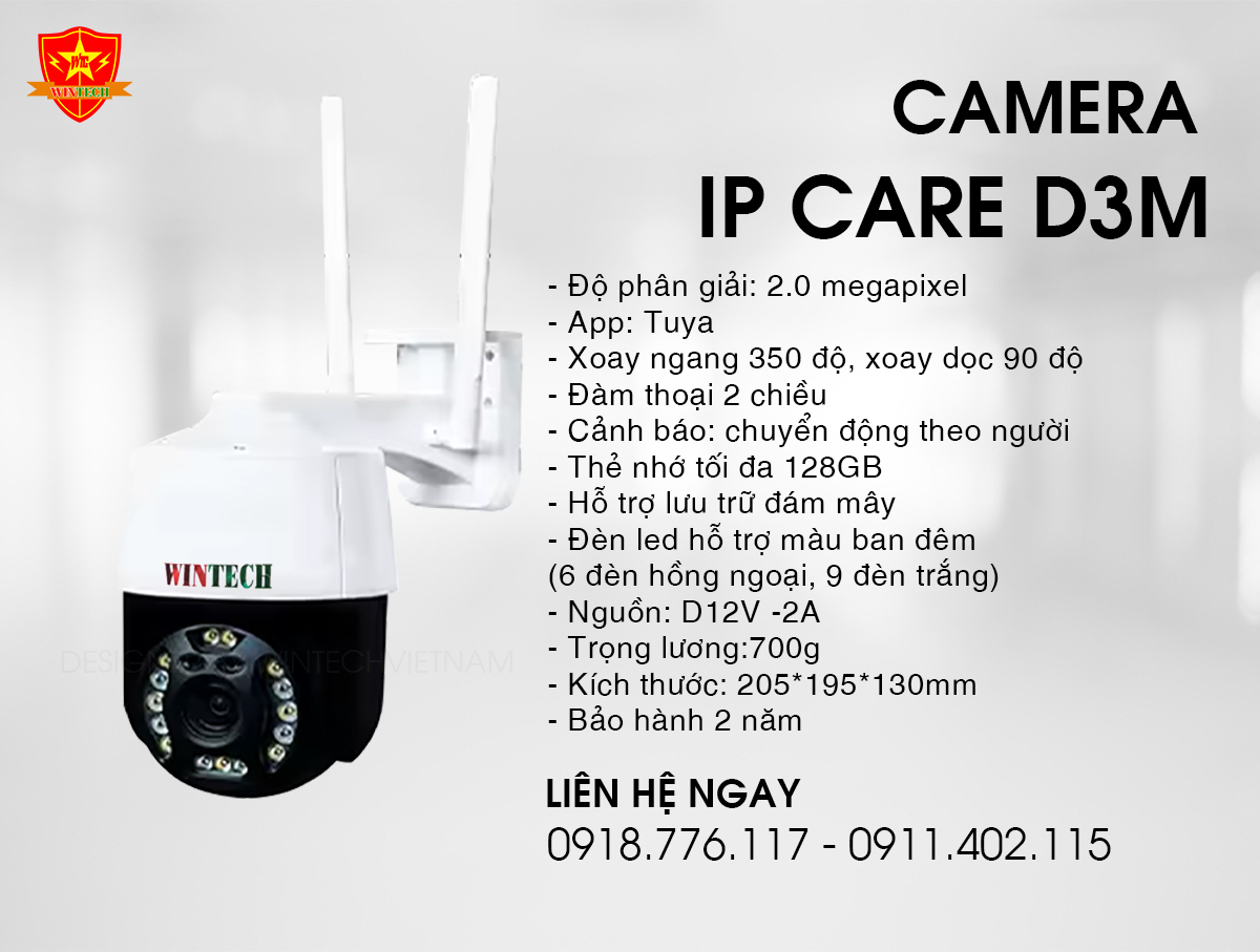 Camera IP Tuya D3M