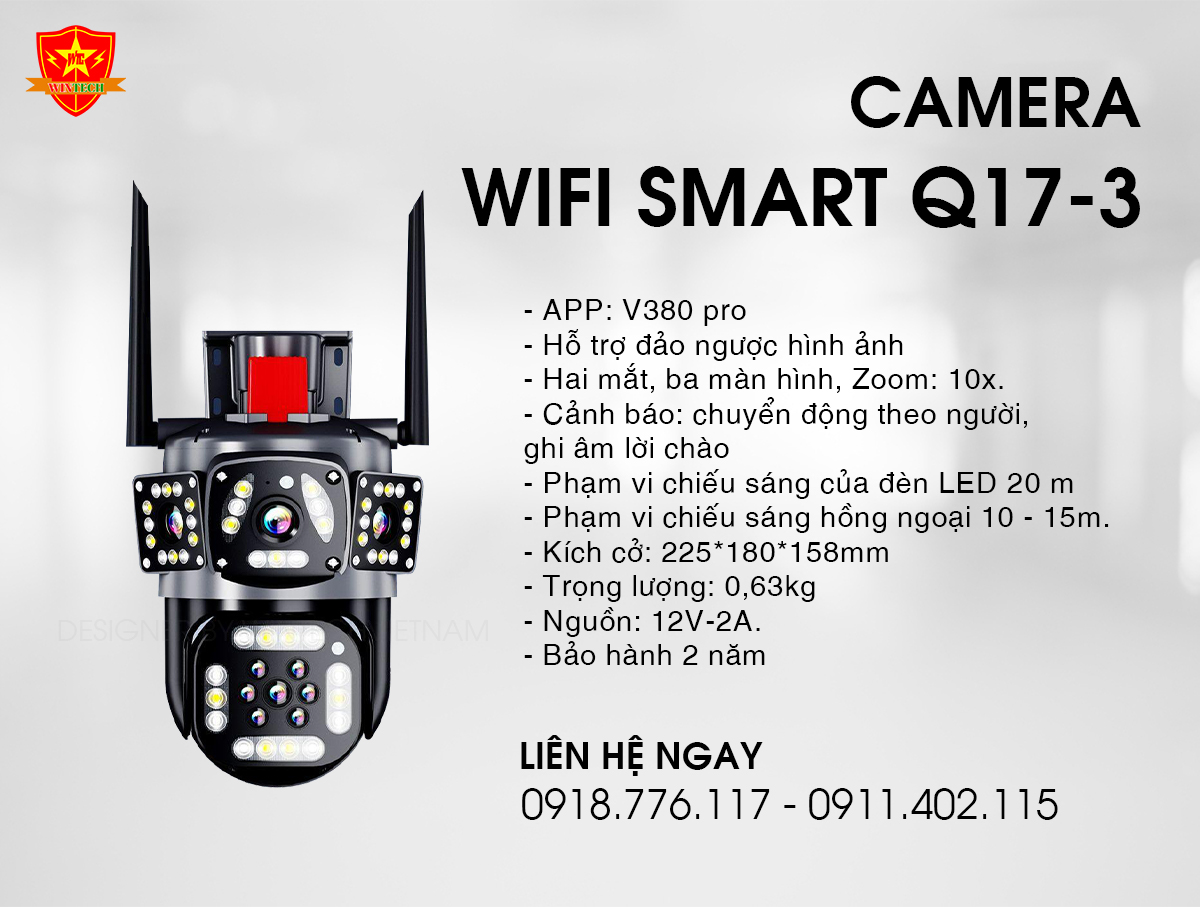 Camera wifi smart V380pro.