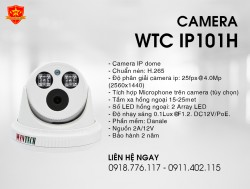 Camera WTC IP101H - 4.0MP -  POE+MIC thumb