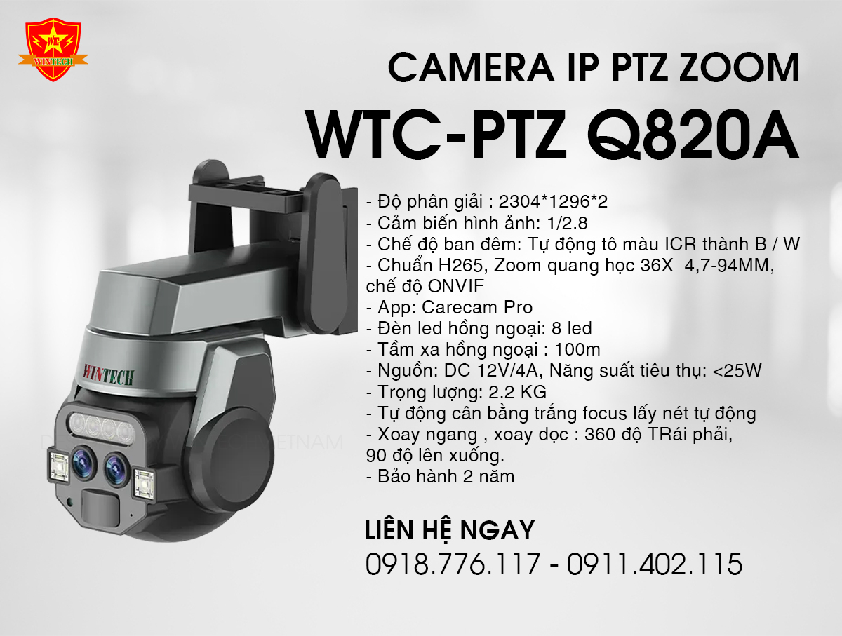 Camera IP PTZ Q820A