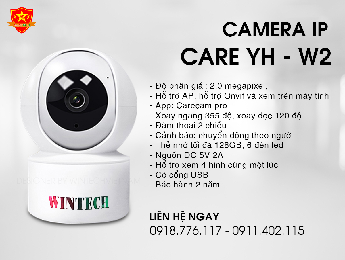 Camera WiFi YH-W2 WinTech độ phân giải 2.0MP